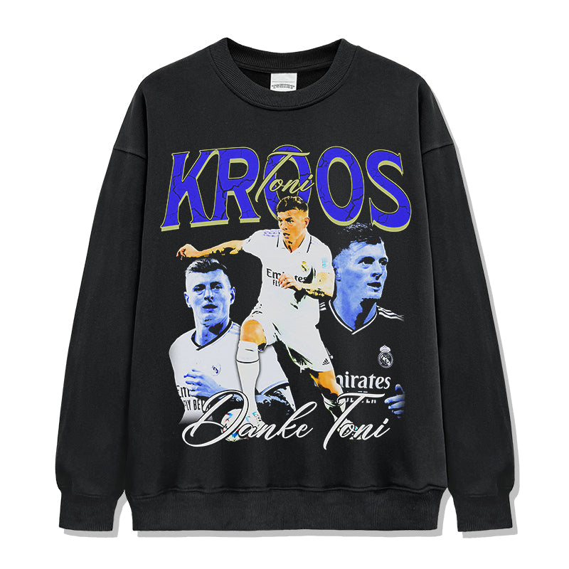 Toni Kroos "Danke toni" Sweatshirt T-Shirts, Hoodie | CoreVibeTees.com (Image 1)