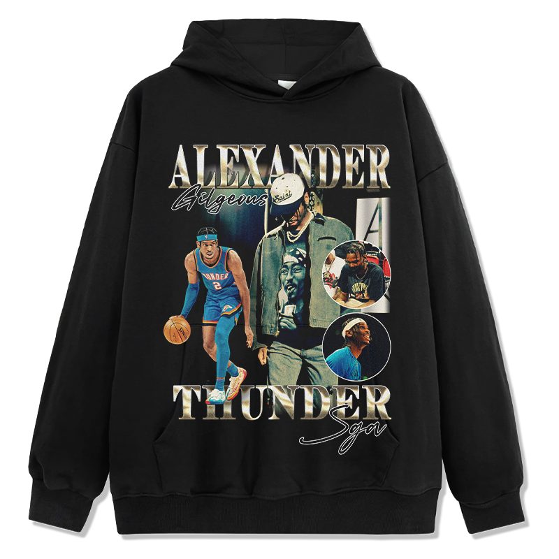 Shai Gilgeous Alexander HOODIE NBA T-Shirts, Sweatshirt | CoreVibeTees.com (Image 1)