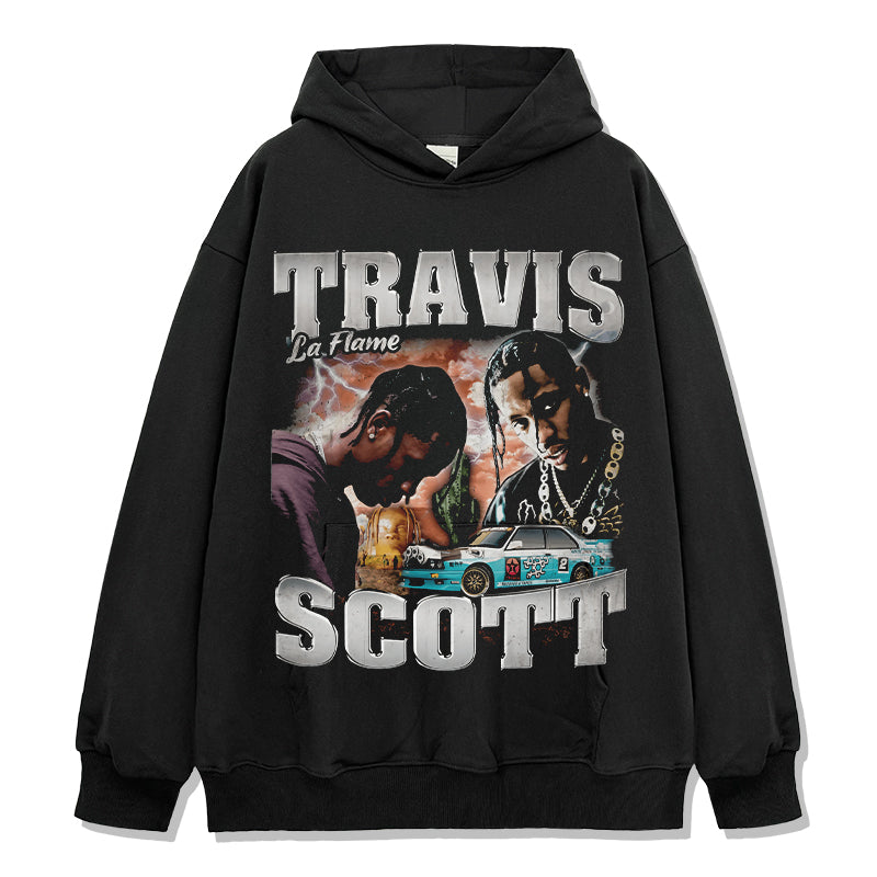 La Flame By Travis Scott Hoodie T-Shirts, Sweatshirt | CoreVibeTees.com (Image 1)