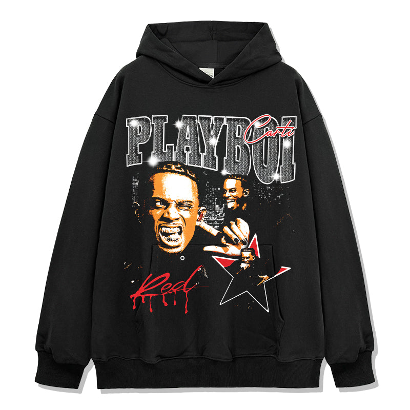 Red by Playboi Hoodie T-Shirts, Sweatshirt | CoreVibeTees.com (Image 1)