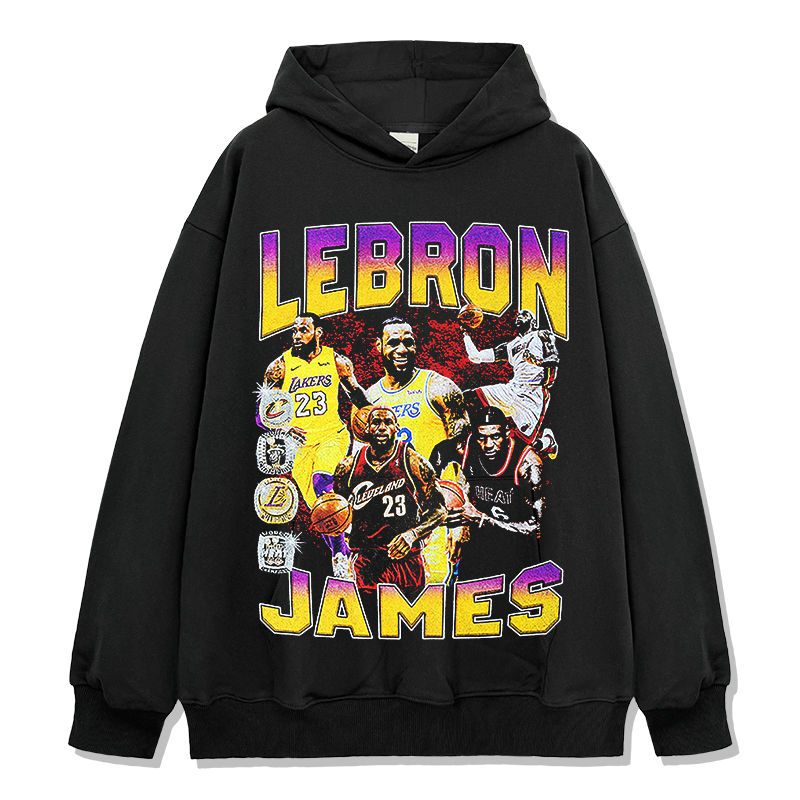 James Lebron HOODIE NBA T-Shirts, Sweatshirt | CoreVibeTees.com (Image 1)
