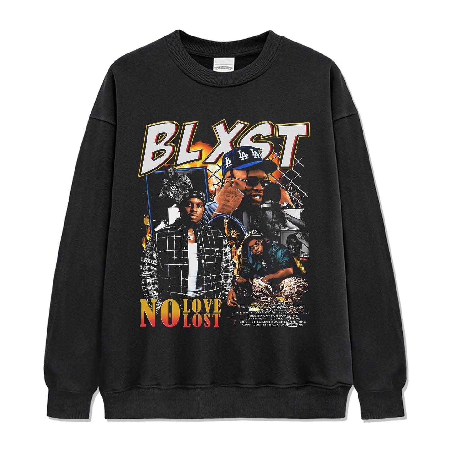 NO LOVE LOST By BLXST Sweatshirt T-Shirts, Hoodie | CoreVibeTees.com (Image 1)