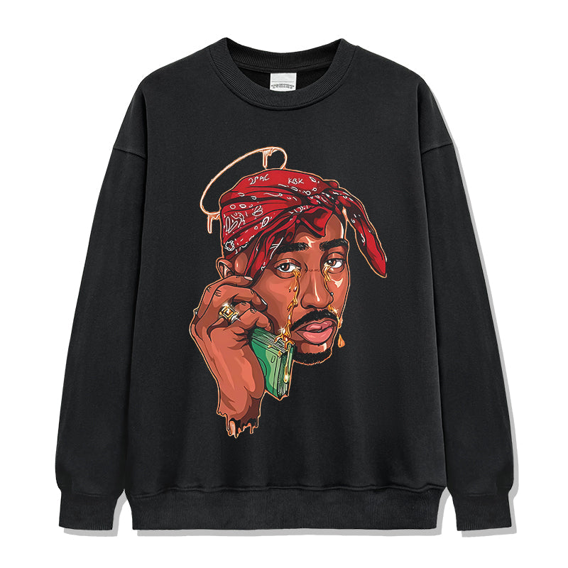 Tupac Shakur Sweatshirt Style017 T-Shirts, Hoodie | CoreVibeTees.com (Image 1)