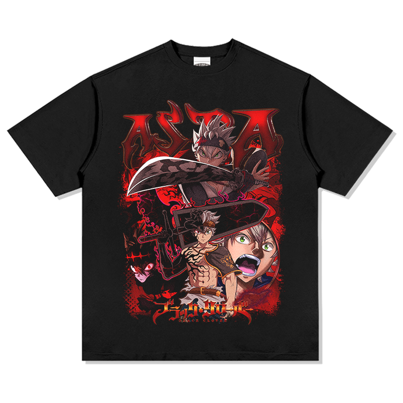 Asta Black Cover "Anime" TEE Hoodie, Sweatshirt | CoreVibeTees.com (Image 1)