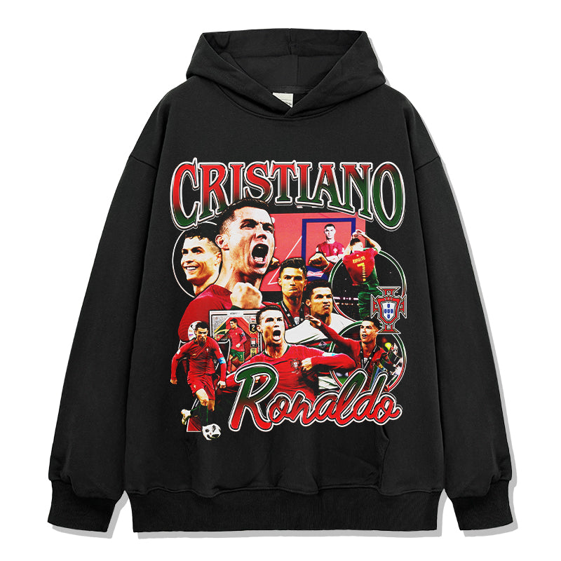 Cristiano Ronaldo Hoodie Style002 T-Shirts, Sweatshirt | CoreVibeTees.com (Image 1)