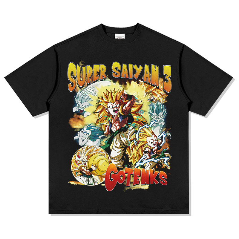 Super Saiyan Gotenks "Anime" TEE Hoodie, Sweatshirt | CoreVibeTees.com (Image 1)