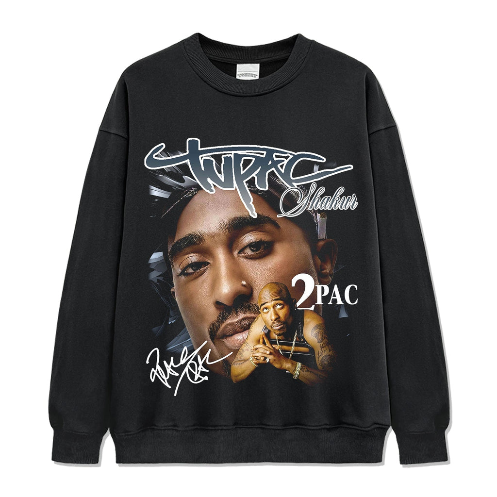 Tupac Shakur Signature Sweatshirt Style001 T-Shirts, Hoodie | CoreVibeTees.com (Image 1)