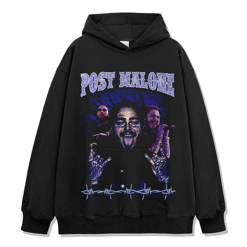 Post Malone Hoodie Style002 T-Shirts, Sweatshirt | CoreVibeTees.com (Image 1)