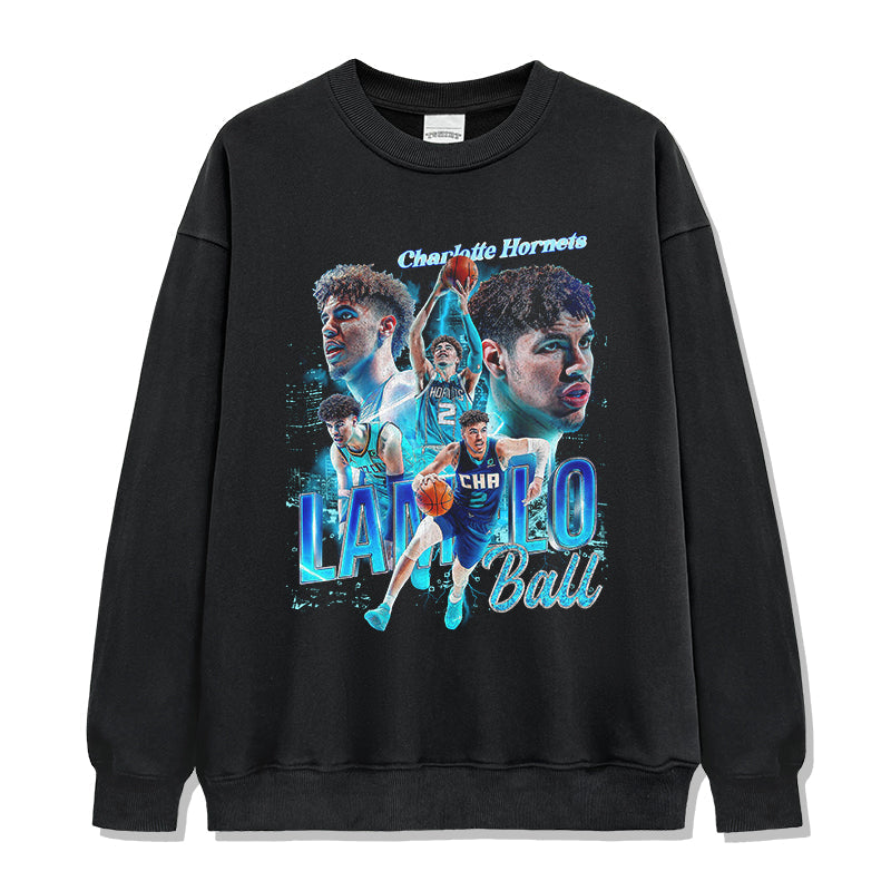 LaMelo Ball Sweatshirt NBA Style002 T-Shirts, Hoodie | CoreVibeTees.com (Image 1)
