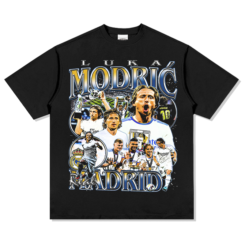 Luka ModriÄ‡ "Real Madrid"TEE Hoodie, Sweatshirt | CoreVibeTees.com (Image 1)