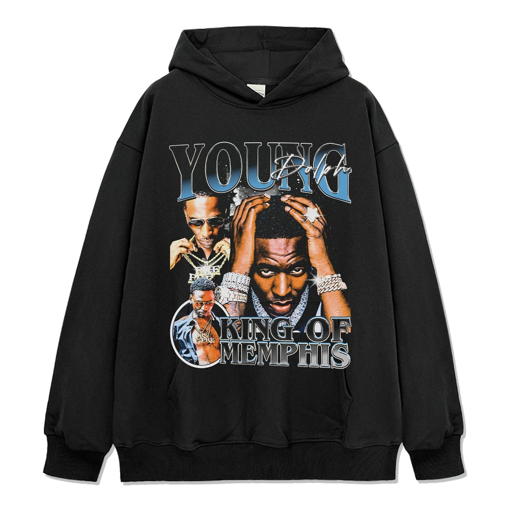 King Of Memphis By Young Dolph Hoodie T-Shirts, Sweatshirt | CoreVibeTees.com (Image 1)