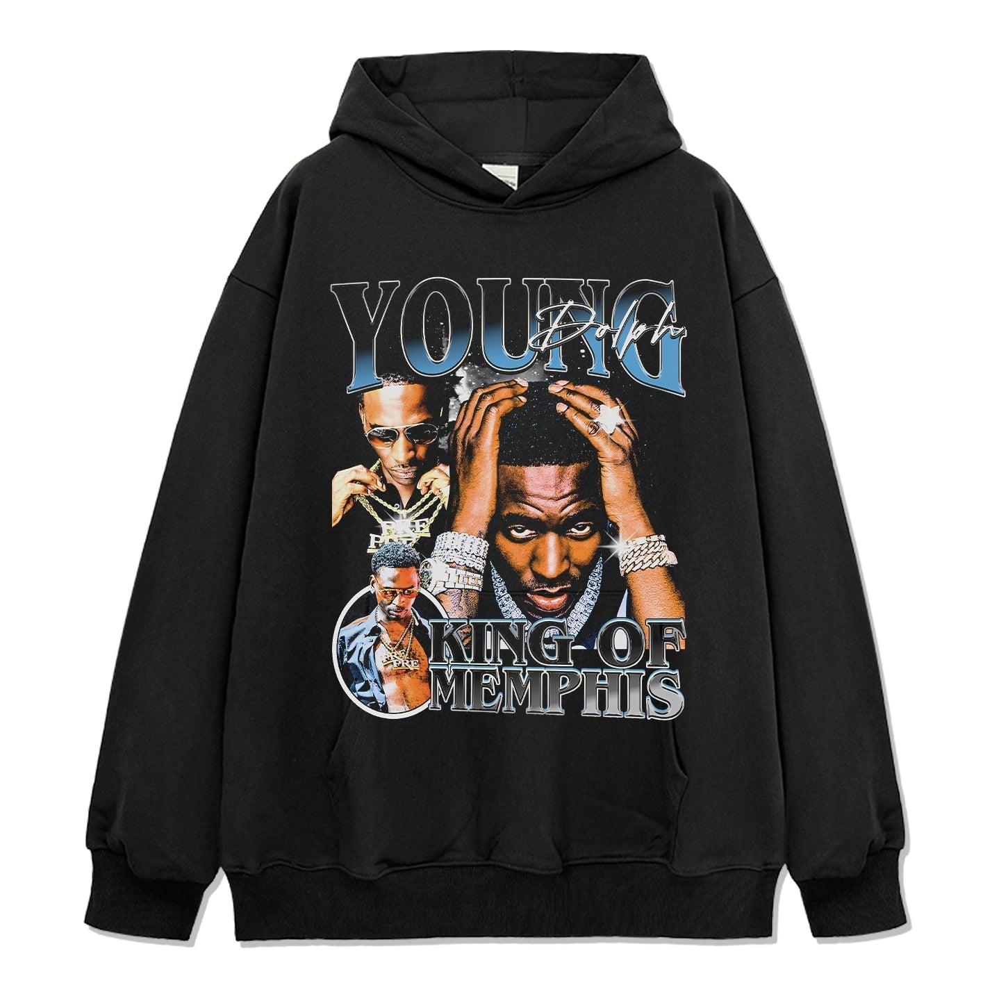 King Of Memphis By Young Dolph Hoodie T-Shirts, Sweatshirt | CoreVibeTees.com (Image 1)