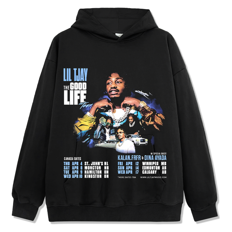 The Good Life By Lil Tjay Hoodie T-Shirts, Sweatshirt | CoreVibeTees.com (Image 1)