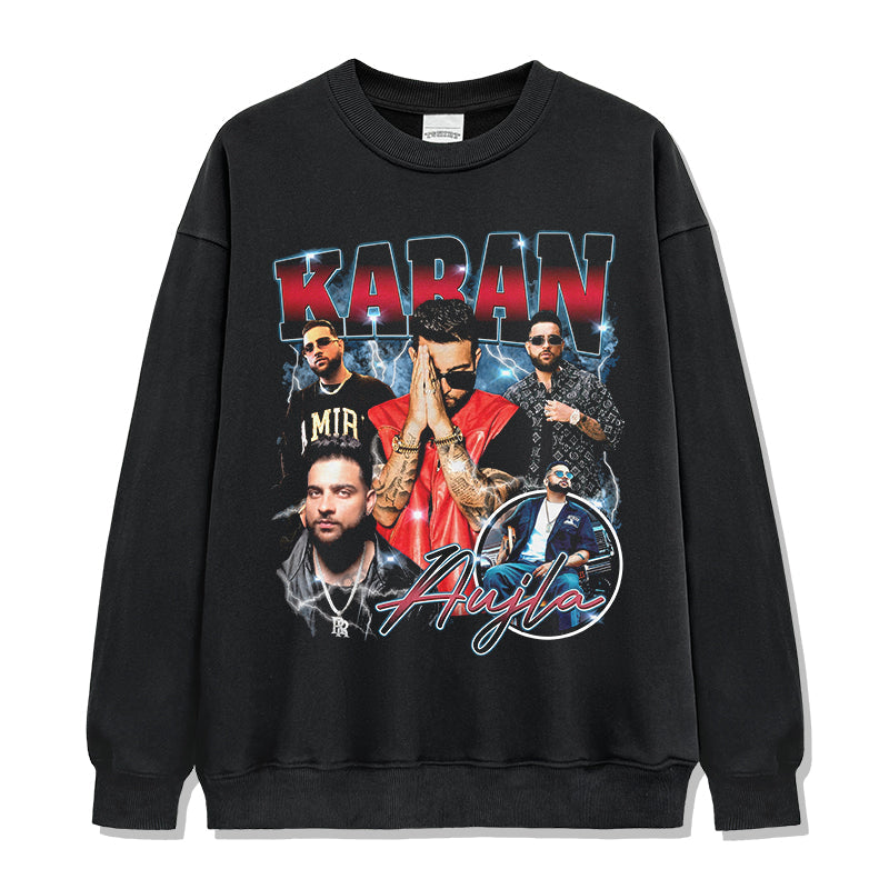 Karan Aujla Sweatshirt T-Shirts, Hoodie | CoreVibeTees.com (Image 1)