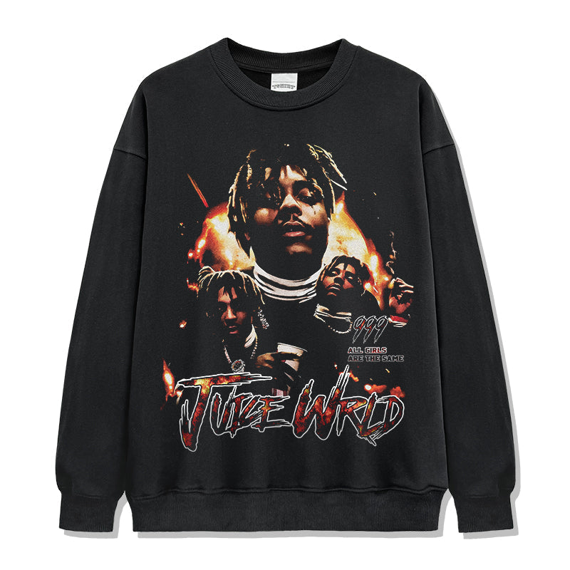 Juice Wrld Sweatshirt Style004 T-Shirts, Hoodie | CoreVibeTees.com (Image 1)