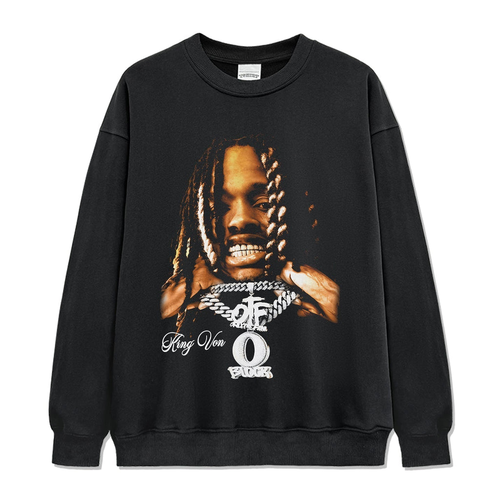 King Von Sweatshirt Style001 T-Shirts, Hoodie | CoreVibeTees.com (Image 1)