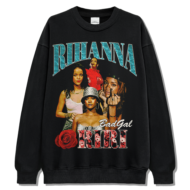 Bad Girl Riri By Rihanna  Sweatshirt T-Shirts, Hoodie | CoreVibeTees.com (Image 1)
