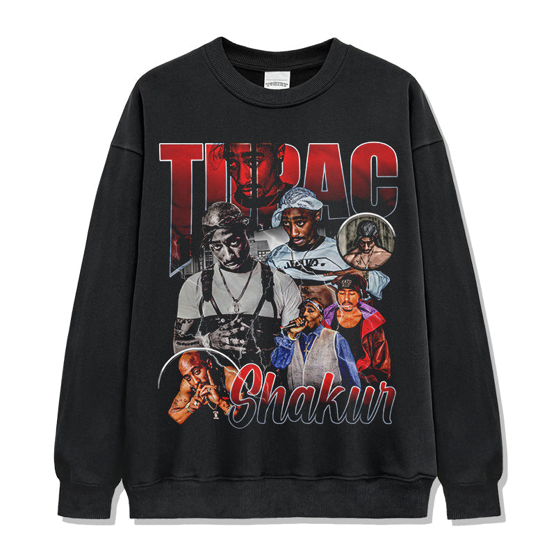 Tupac Shakur Sweatshirt Style014 T-Shirts, Hoodie | CoreVibeTees.com (Image 1)