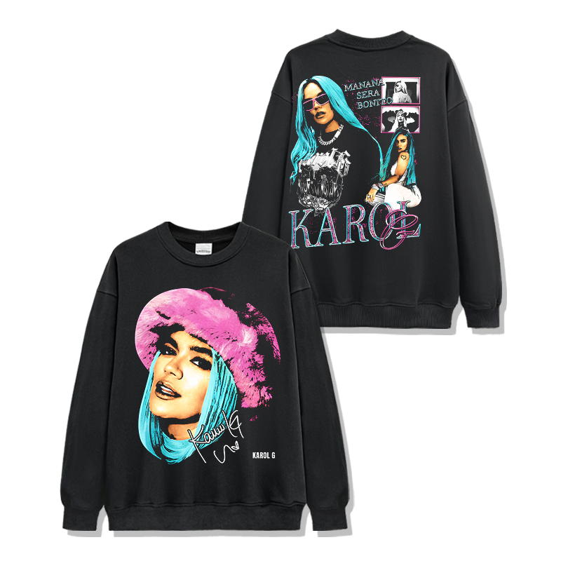 Karol G Signature Sweatshirt T-Shirts, Hoodie | CoreVibeTees.com (Image 1)
