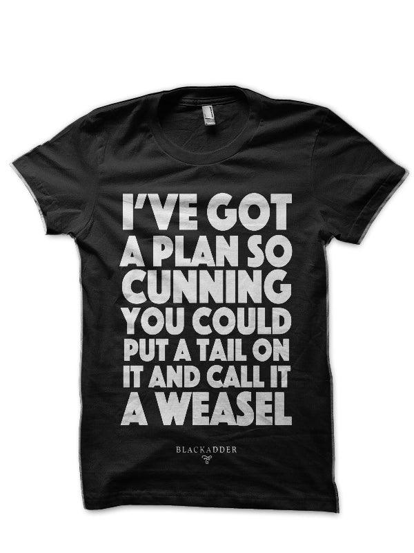Blackadder Quote Black T-Shirt Style001 Hoodie, Sweatshirt | CoreVibeTees.com
