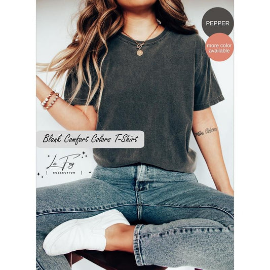 Blank Shirt, Trendy Unisex Tees, Soft Vintage Shirts, Plain Oversized Clothing, T-shirt