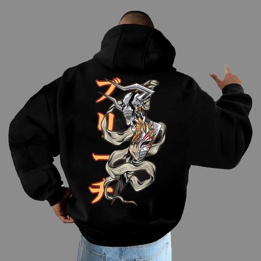 Bleach Ichigo Shinigami Form Shirt Vintage Oversized Anime Cotton Gym Menswear Womenswear Sweatshirt, Hoodie, Comfort Colors