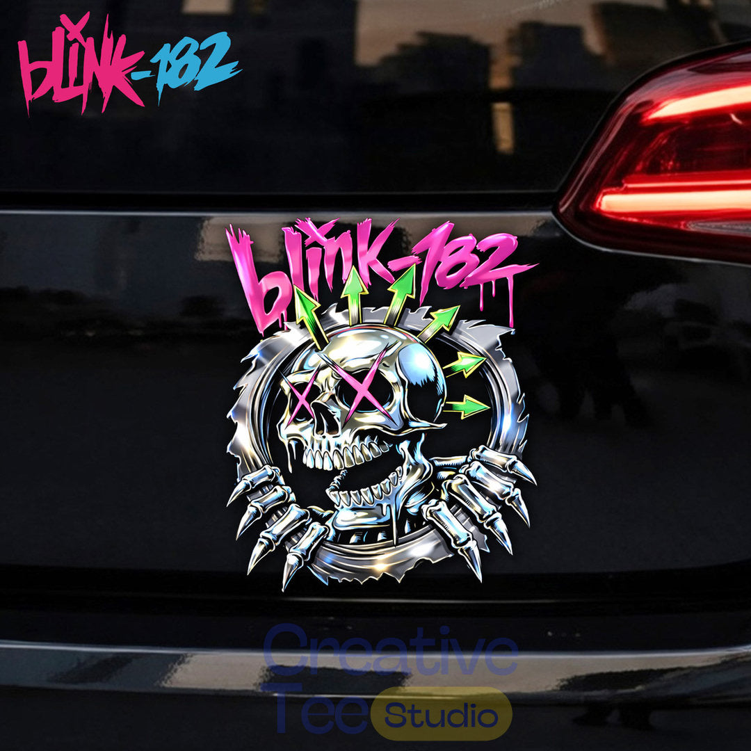 Blink-182 Premium 3D Car Name Badge
