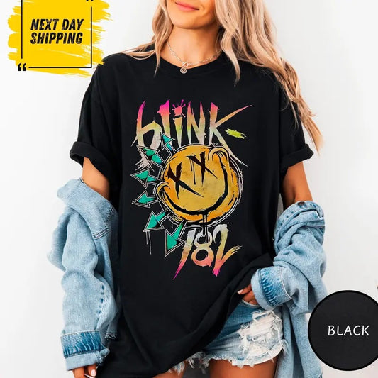 Blink 182 Shirt, Tshirt, Blink 182 Tshirt, Blink 182 Concert Graphic Shirt, Punk Rock