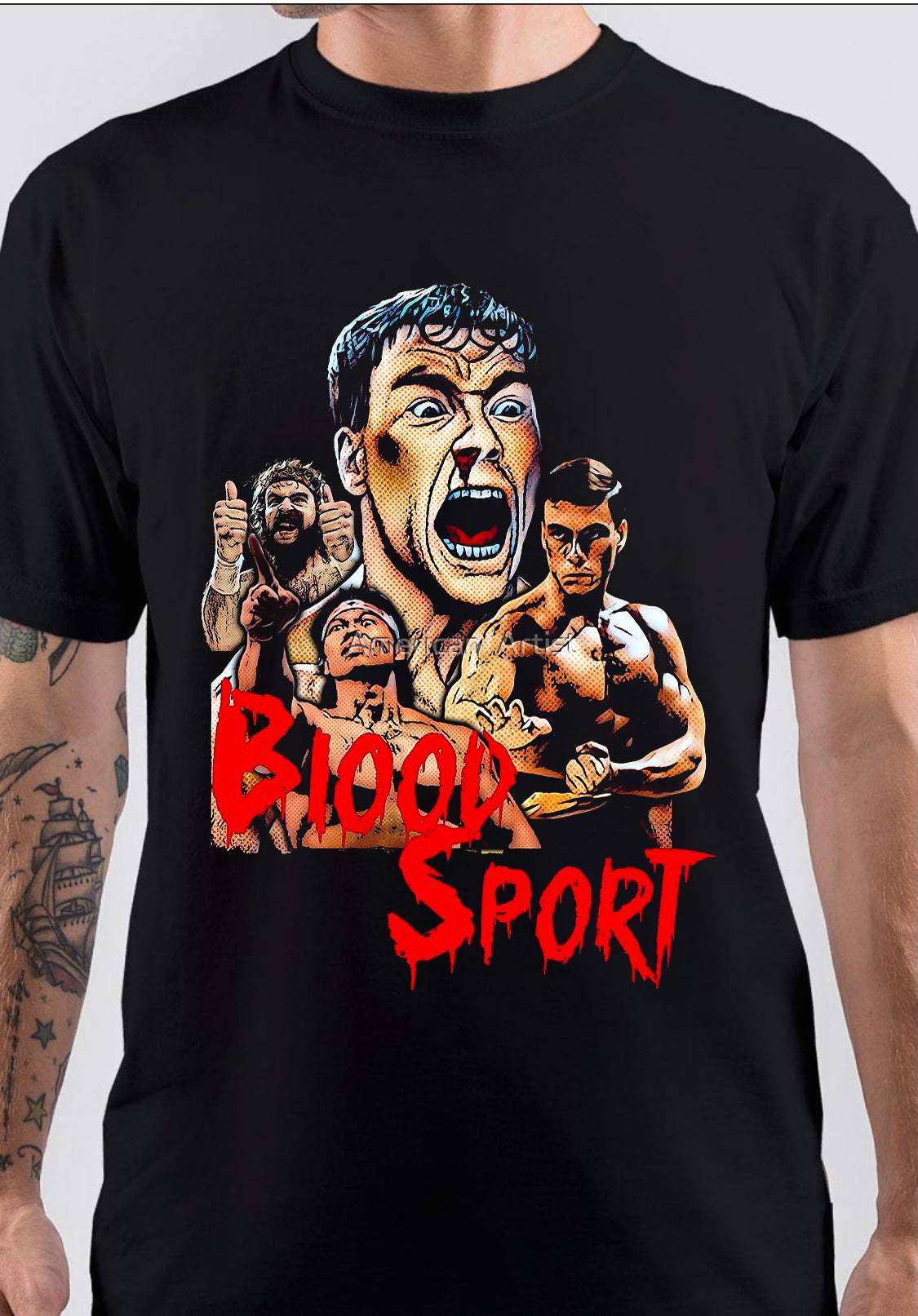 Bloodsport Art T-Shirt Style002 Hoodie, Sweatshirt | CoreVibeTees.com