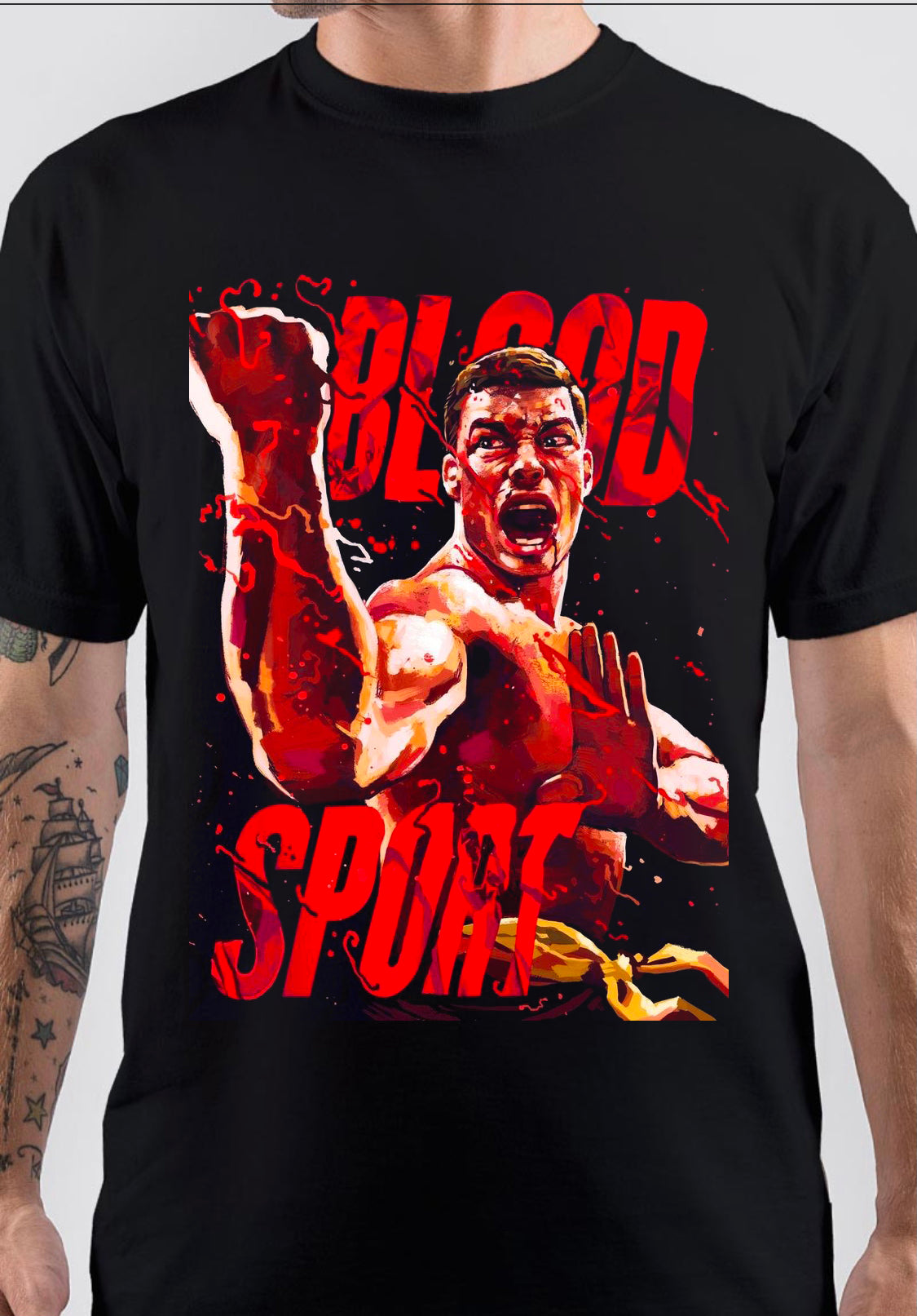 Bloodsport Art T-Shirt Hoodie, Sweatshirt | CoreVibeTees.com
