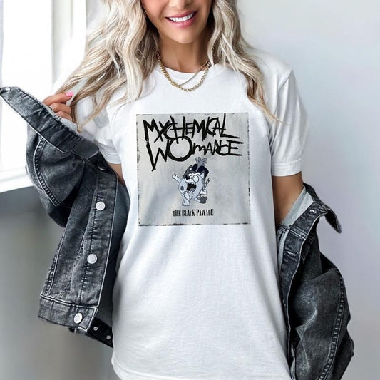 Blue Dog My Chemical Romance Tshirt, Muffin Shirt, Bluey Gift Tee, Bluey Muffin Shirt, The Black Pawade Funny Muffin T Shirt, Unisex T-Shirt, Gifts For Woman, Short Sleeve Tee Shirt