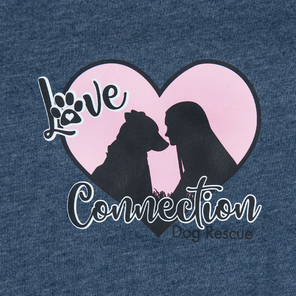Logo Heather Navy T-Shirt Hoodie, Sweatshirt | CoreVibeTees.com (Image 2)