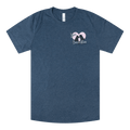 Logo Heather Navy T-Shirt Hoodie, Sweatshirt | CoreVibeTees.com (Image 1)