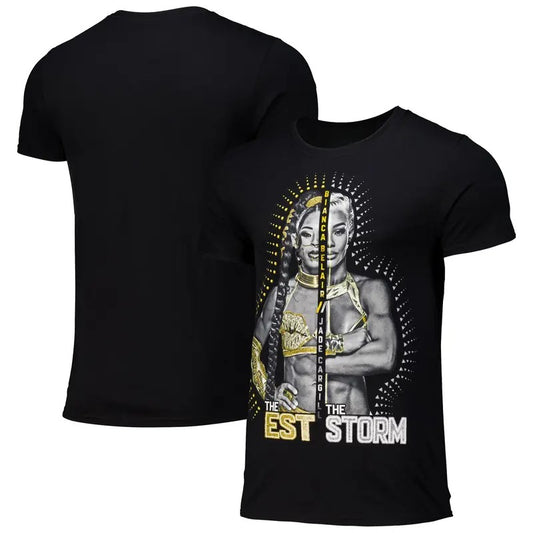 Bianca Belair & Jade Cargill Unisex Graphic T-Shirt, The EST & The Storm Shirt, WWE Professional Wrestler Fan Gift For Men Women Unisex Tee, Crew Neck SweatShirt, Hoodie, 100% Cotton, Black/White/Red/Navy/Blue, S-5XL