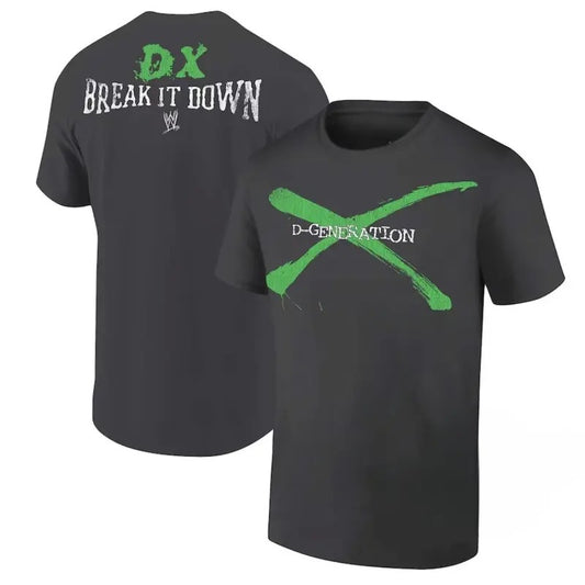 D Generation X Break It Down Unisex 2 Sides T-Shirt, Ripple Junction Shirt, WWE Professional Wrestler Fan Gift For Men Women Unisex Tee, Crew Neck SweatShirt, Hoodie, 100% Cotton, Black/White/Red/Navy/Blue, S-5XL