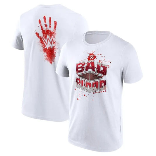 Bad Blood Atlanta 2 Sides T-Shirt, Hell in a Cell Pro Wrestling Event Shirt, Wwe Professional Wrestler Fan Gift For Men Women Unisex Tee, Crew Neck SweatShirt, Hoodie, 100% Cotton, Black/White/Red/Navy/Blue, S-5XL