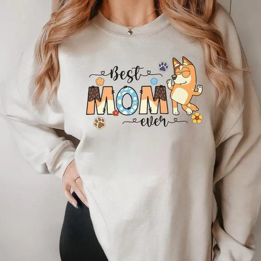 Bluey Best Mom Ever Shirt | Bluey Chilli Heeler Shirt | Gift For Mom | Cool Mom Club Shirt | Retro Chilli Heeler Shirt | Mothers Giftsstyle{n002}2