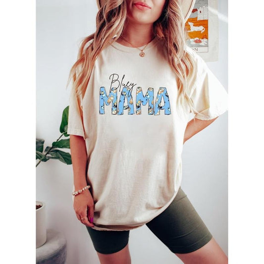 Bluey Mama Shirt, Bluey Mum Life T-shirt, Mom Life Sweatshirt, Funny Bluey Shirt, Funny Mom Sweatshirt, Mother's Day Sweater, Bluey Mom Shirt, Bluey Family Shirt