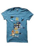 Bluey bingo and dad Light Blue T-Shirt Hoodie, Sweatshirt | CoreVibeTees.com