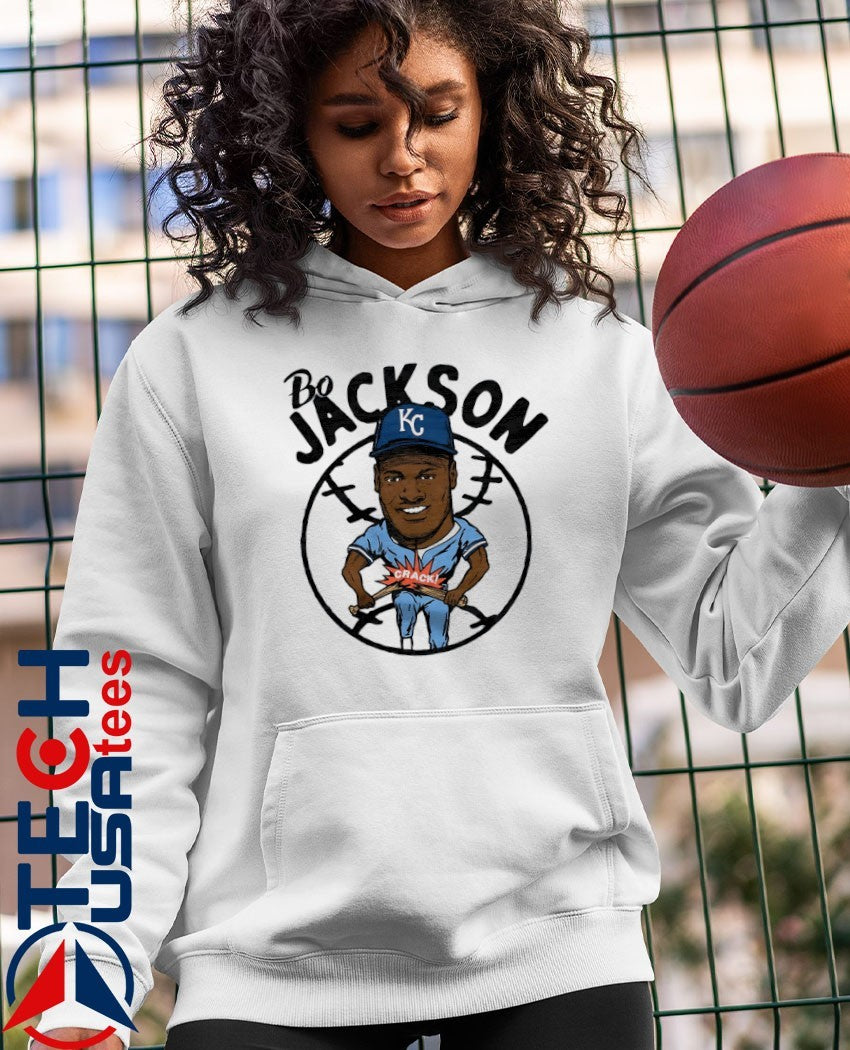 Bo Jackson Kansas City Royals superstar caricature shirt