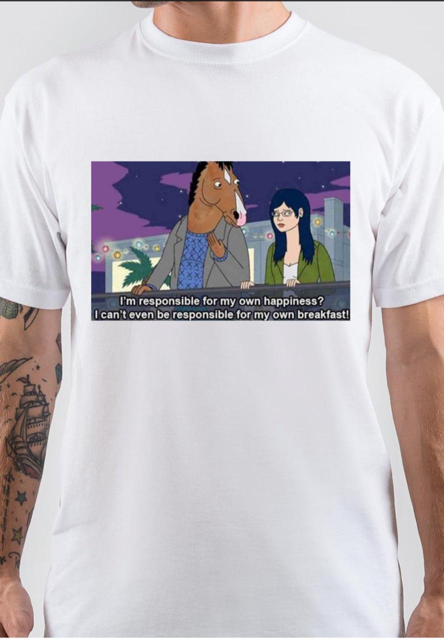 BoJack Horseman White T-Shirt Hoodie, Sweatshirt | CoreVibeTees.com