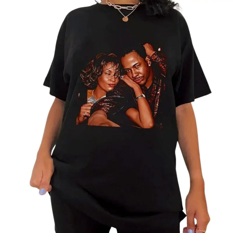 Bobby & Whitney t-shirt, Whitney Houston Shirt, Music Shirt , Tour 2024 Shirt