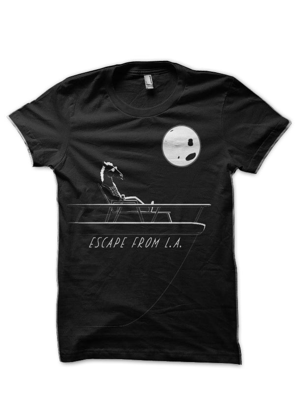 Bojack Horseman on Escape From L.A. Black Half Sleeve T-Shirt Hoodie, Sweatshirt | CoreVibeTees.com