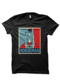 Horseman Obey Black Half Sleeve T-Shirt Hoodie, Sweatshirt | CoreVibeTees.com