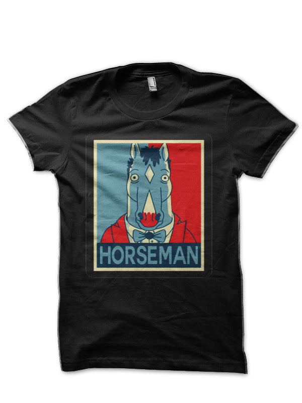 Horseman Obey Black Half Sleeve T-Shirt Hoodie, Sweatshirt | CoreVibeTees.com