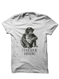 Iâ€™d rather be a Bonobo White T-Shirt Hoodie, Sweatshirt | CoreVibeTees.com