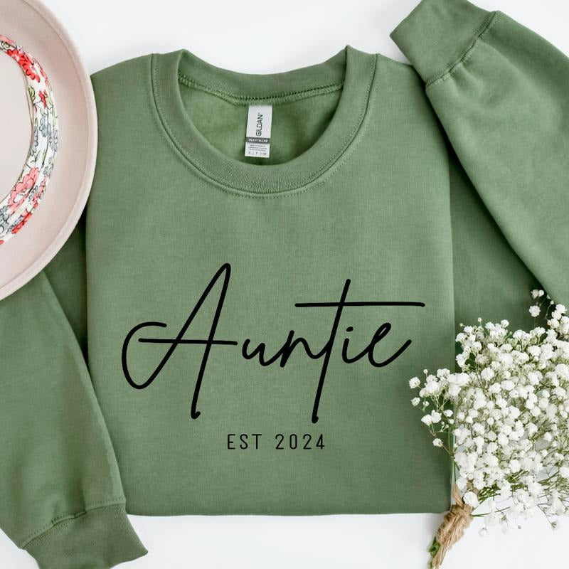 Bonus Mama Sweatshirt, Gift for Stepmom, Mother's Day gift, Mama Est. Sweatshirt, Casual Cotton Sweatshirt Unisex True to Size, Womenswear, Custom Sweatshirt Tops Oversized