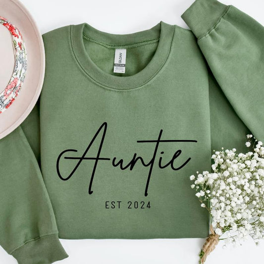 Bonus Mama Sweatshirt, Gift for Stepmom, Mother's Day gift, Mama Est. Sweatshirt, Casual Cotton Sweatshirt Unisex True to Size, Womenswear, Custom Sweatshirt Tops Oversized