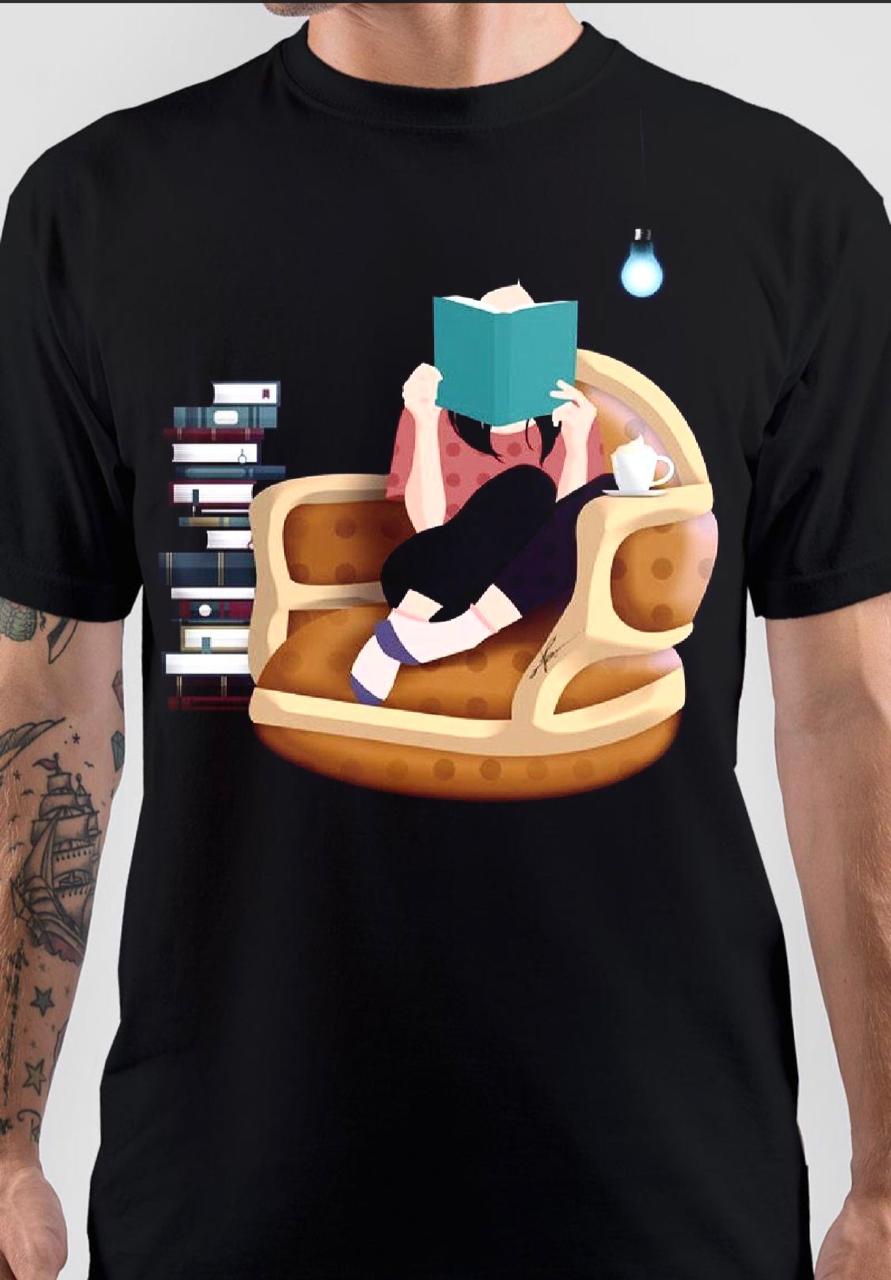 Book Lover Black T-Shirt Hoodie, Sweatshirt | CoreVibeTees.com