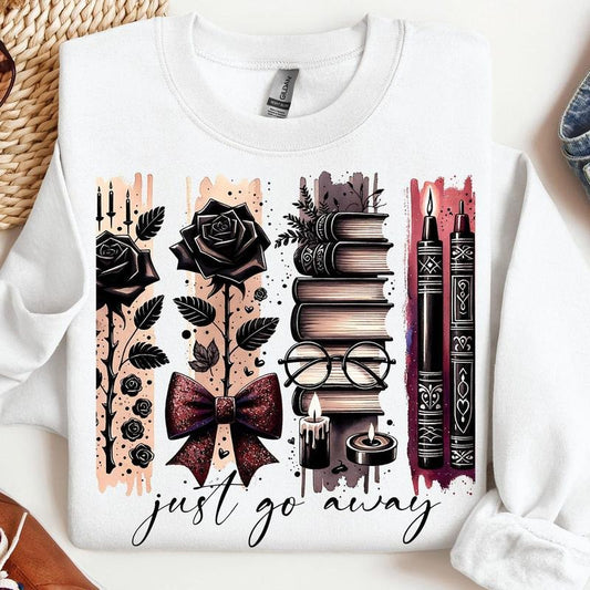 Bookish Book Lover Shirt Sublimation Design Instant Digital Download, Cute Graphics, Glass Jar  Design, Tshirt Design